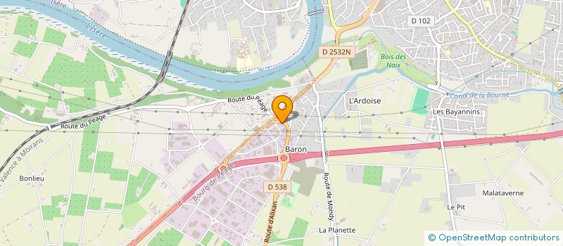 localisation de l'entreprise SAMDAV  BOURG-DE-PEAGE