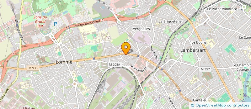 localisation de l'entreprise SAMDE à LILLE