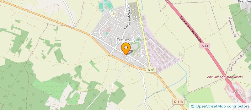 localisation de l'entreprise SAMDECO  ECQUEVILLY