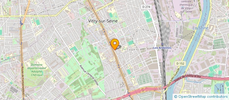 localisation de l'entreprise SAMDEM VTC  VITRY-SUR-SEINE