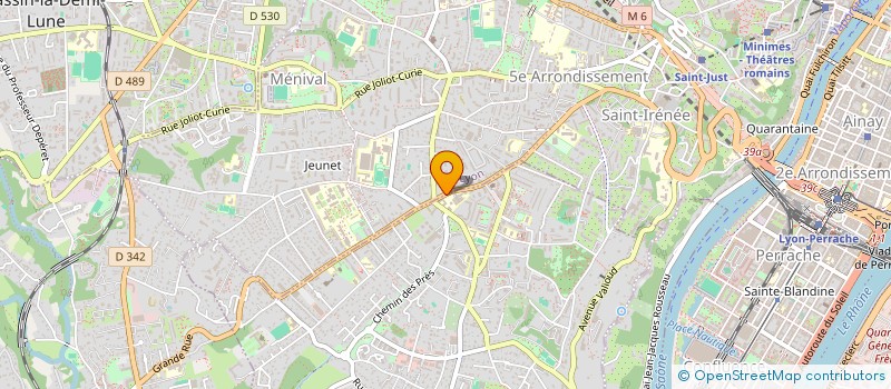 localisation de l'entreprise SAMDIN à SAINTE-FOY-LES-LYON