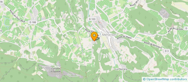 localisation de l'entreprise SAME  MENERBES