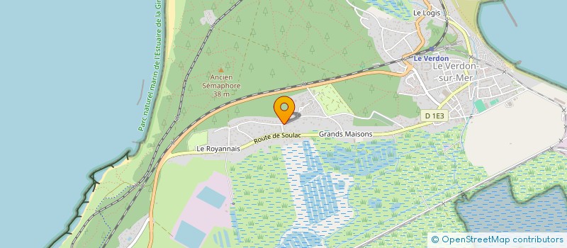 localisation de l'entreprise SAME  LE VERDON SUR MER