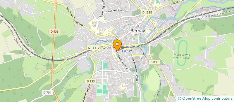 localisation de l'entreprise SAME ARCADES  BERNAY