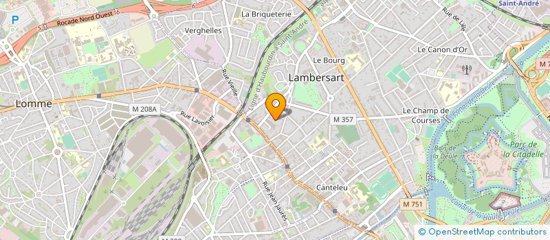 localisation de l'entreprise SAME QUALITE à LAMBERSART