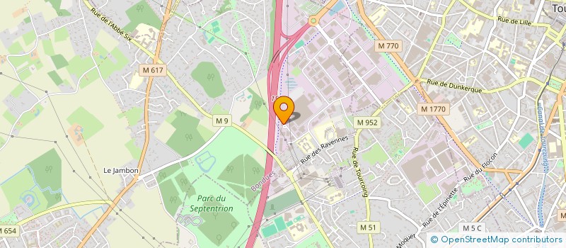 localisation de l'entreprise SAMECA à BONDUES
