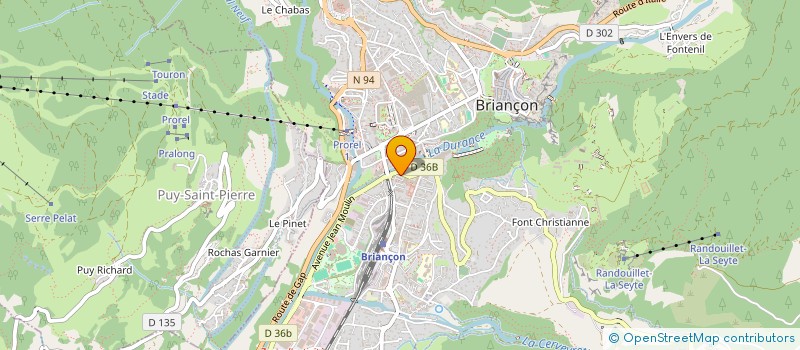 localisation de l'entreprise SAMECO  BRIANCON