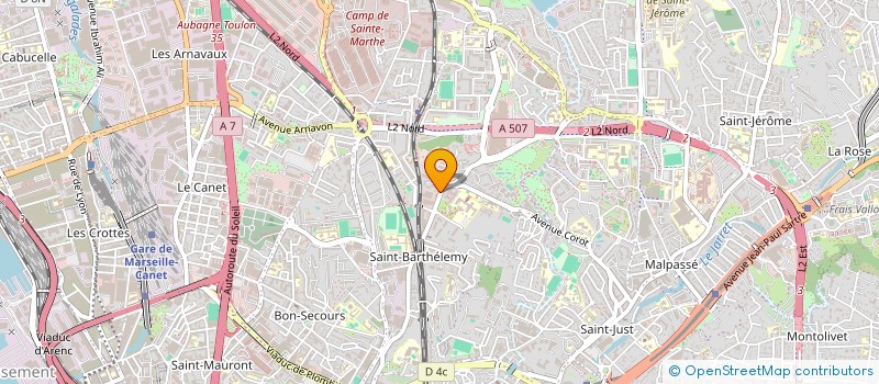 localisation de l'entreprise SAMED à MARSEILLE