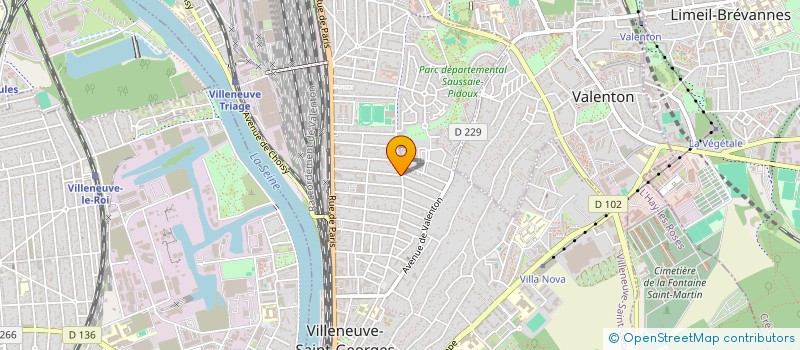 localisation de l'entreprise SAMED à VILLENEUVE-SAINT-GEORGES