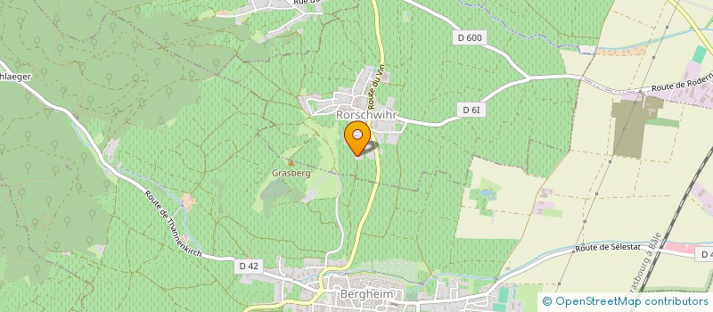 localisation de l'entreprise SAMEDA  RORSCHWIHR