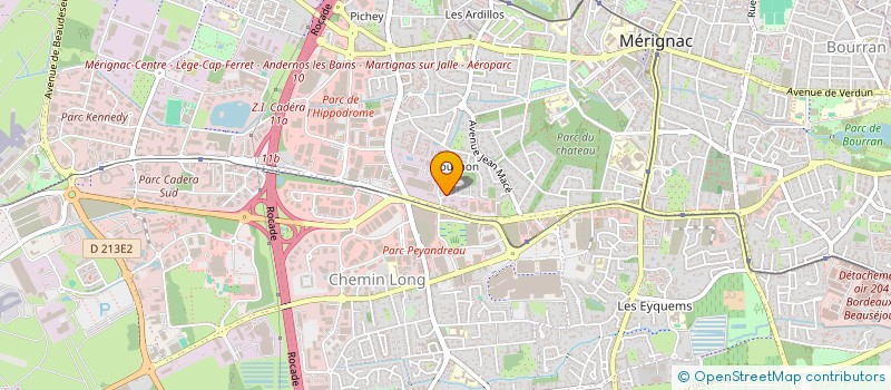 localisation de l'entreprise SAMEDANI AMG  MERIGNAC