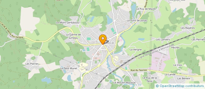 localisation de l'entreprise SAMEDE  AMBAZAC