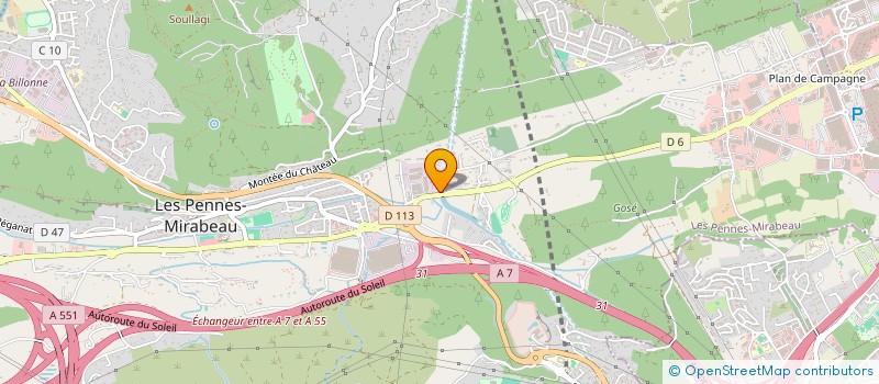 localisation de l'entreprise SAMEDEC à LES PENNES MIRABEAU