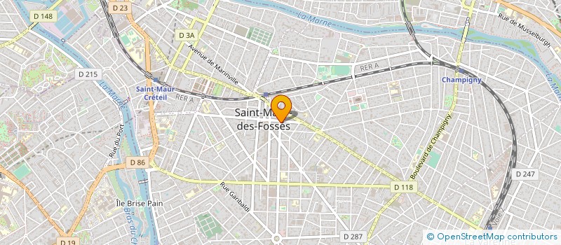 localisation de l'entreprise SAMEDI DIMANCHE ACTIFS ET CHALEUREUX  SAINT-MAUR-DES-FOSSES
