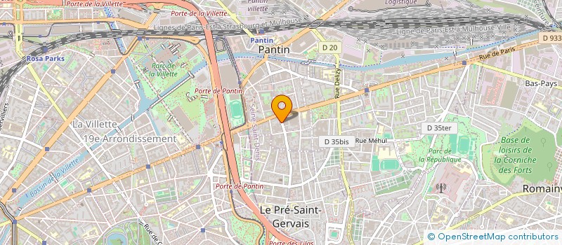 localisation de l'entreprise SAMEDI SONORE  PANTIN