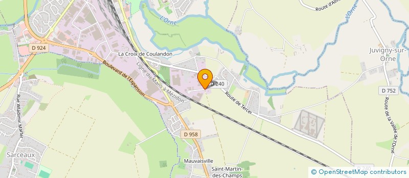 localisation de l'entreprise SAMEF à ARGENTAN