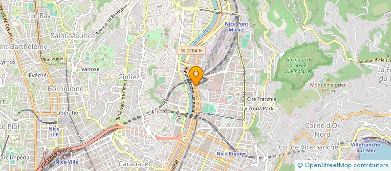 localisation de l'entreprise SAMEG à NICE