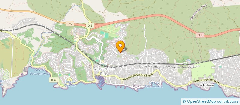 localisation de l'entreprise SAMEKH à SAUSSET-LES-PINS