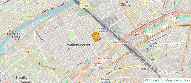 localisation de l'entreprise SAMEL à LEVALLOIS-PERRET