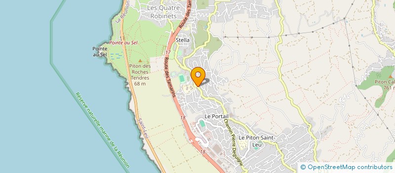 localisation de l'entreprise SAMEL  SAINT-LEU