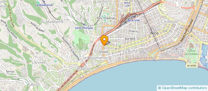 localisation de l'entreprise SAMELAN à NICE