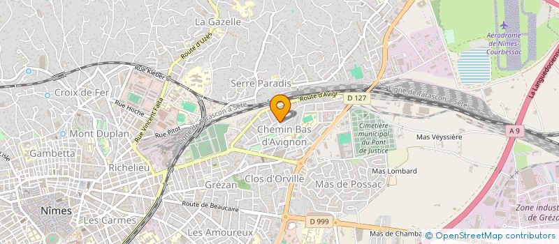 localisation de l'entreprise SAMELEC  NIMES