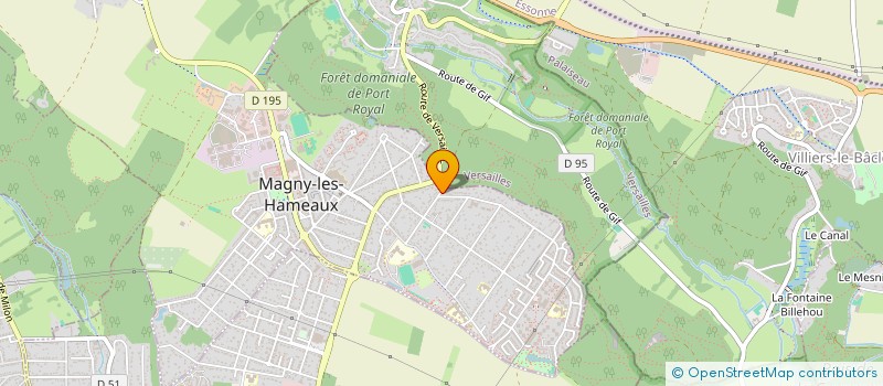 localisation de l'entreprise SAMELIA  MAGNY-LES-HAMEAUX