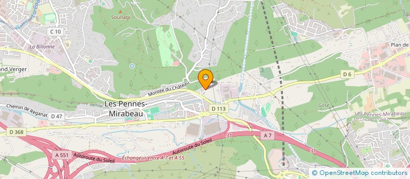 localisation de l'entreprise SAMELIA TRANSPORTS à LES PENNES-MIRABEAU