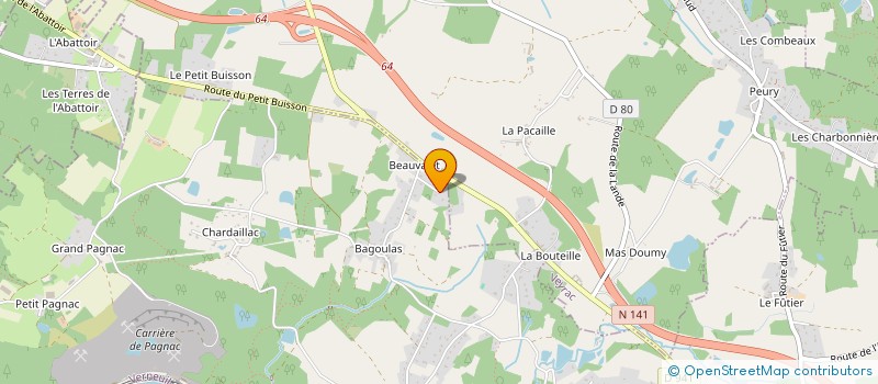 localisation de l'entreprise SAMELINE  VERNEUIL-SUR-VIENNE