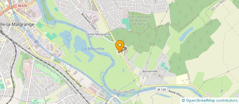 localisation de l'entreprise SAMELINE  ART-SUR-MEURTHE