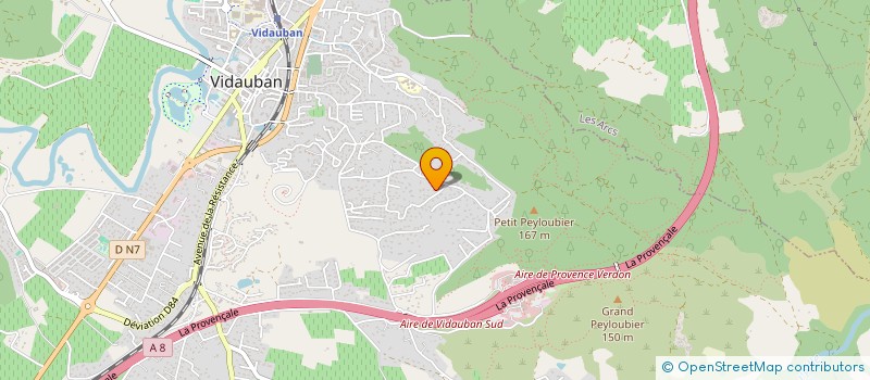 localisation de l'entreprise SAMELO  VIDAUBAN