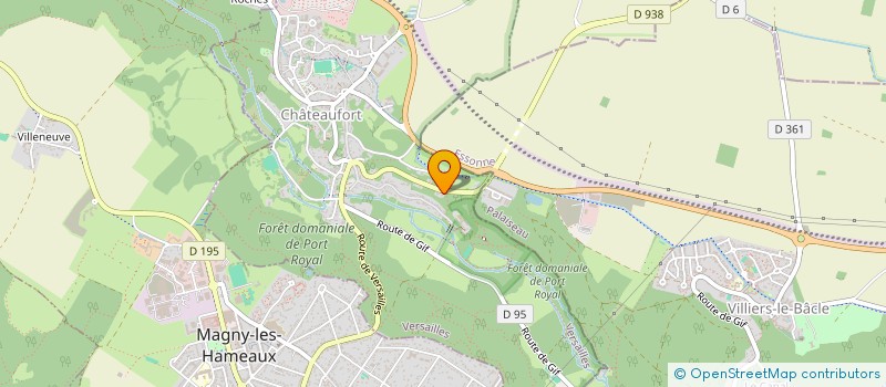 localisation de l'entreprise SAMEM  CHATEAUFORT