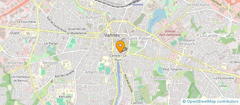 localisation de l'entreprise SAMEN 04 à VANNES