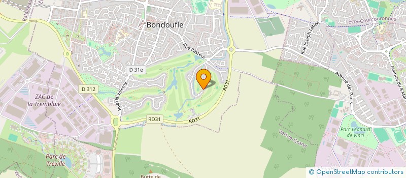 localisation de l'entreprise SAMEN ASSOCIATION  BONDOUFLE