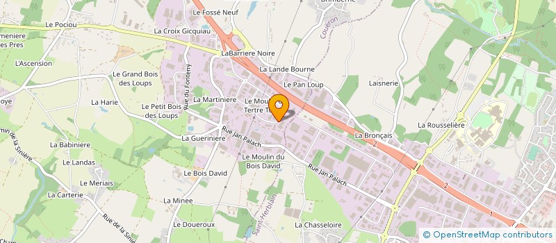 localisation de l'entreprise SAMENA à COUERON