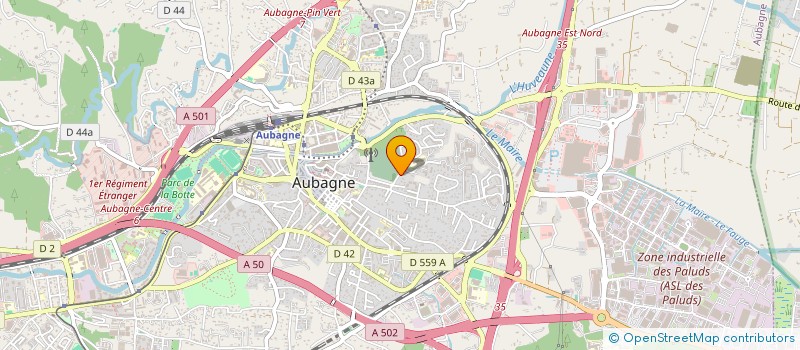 localisation de l'entreprise SAMENA à AUBAGNE