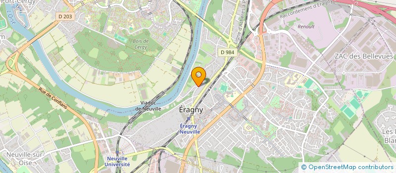 localisation de l'entreprise SAMENT  ERAGNY