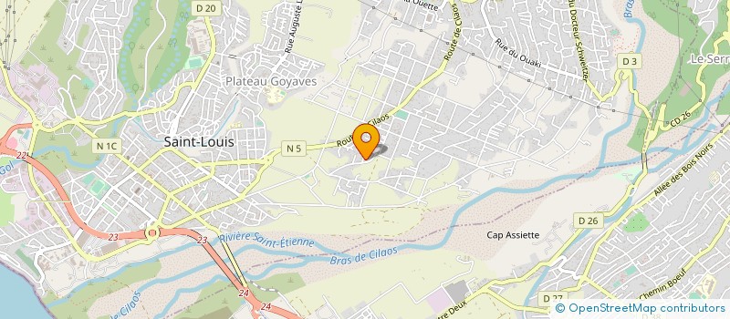 localisation de l'entreprise SAMEO  SAINT-LOUIS