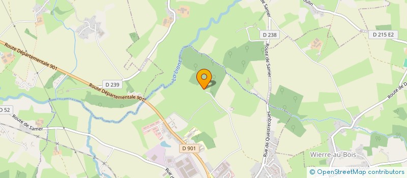 localisation de l'entreprise SAMERIENNE DE MENUISERIE & D'EBENISTERIE  SAMER