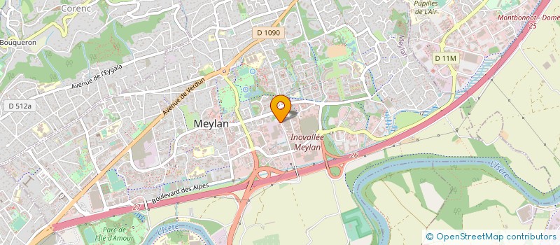 localisation de l'entreprise SAMES à MEYLAN