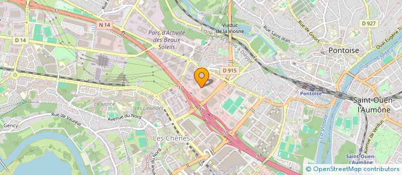 localisation de l'entreprise SAMEST  PONTOISE