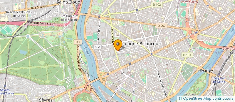 localisation de l'entreprise SAMETO PARTICIPATION à BOULOGNE-BILLANCOURT