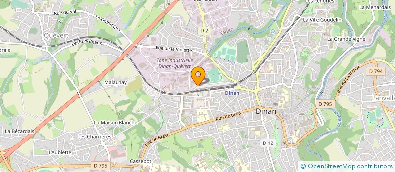 localisation de l'entreprise SAMETO TECHNIFIL à DINAN