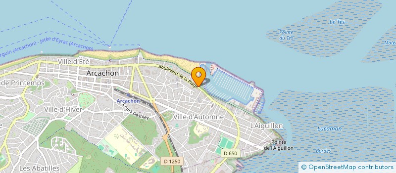 localisation de l'entreprise SAMETTIS  ARCACHON