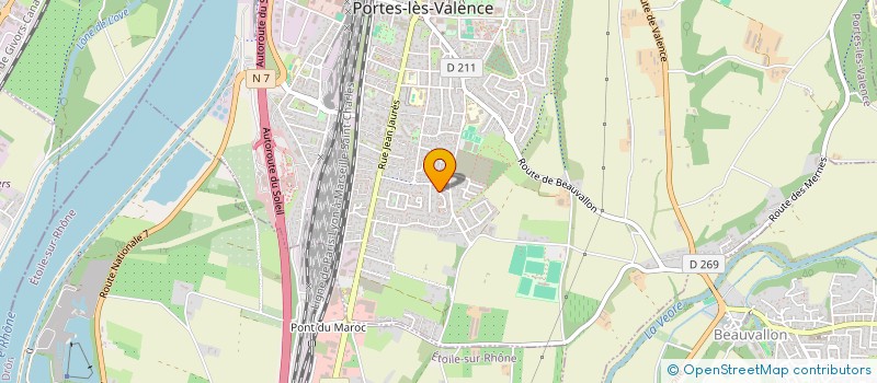 localisation de l'entreprise SAMEX AUTO à PORTES-LES-VALENCE
