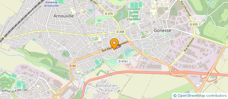 localisation de l'entreprise SAMEY  GONESSE