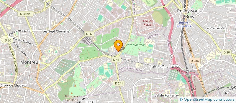 localisation de l'entreprise SAMEYAN à MONTREUIL