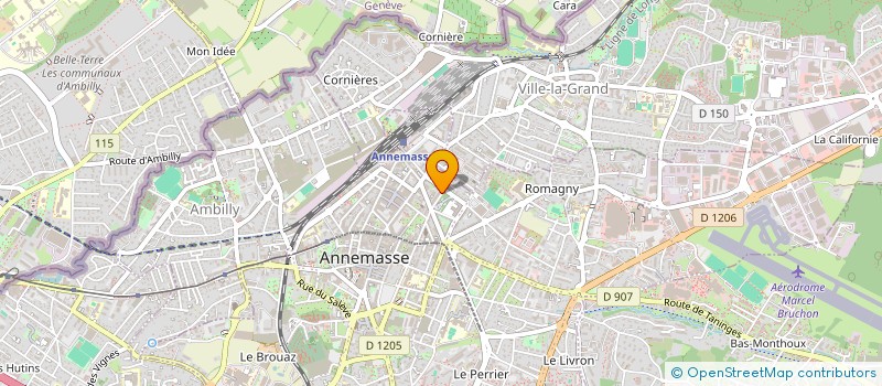 localisation de l'entreprise SAMEZ à ANNEMASSE