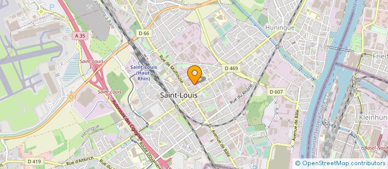 localisation de l'entreprise SAMFI 5  SAINT-LOUIS