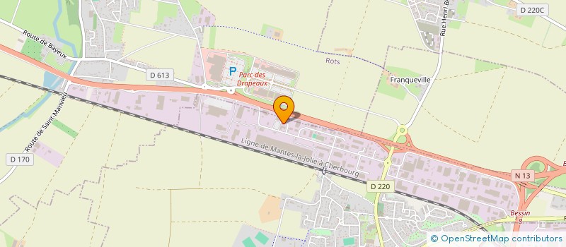 localisation de l'entreprise SAMFI 53  CARPIQUET